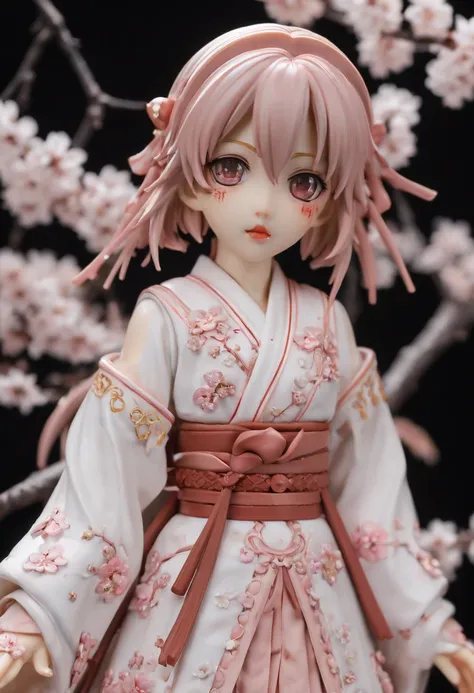 cinematic still, Sakura Maiden, girl, Blind box style, best quality, masterpiece, Representative work, official art, Professional, Ultra intricate detailed, 8k