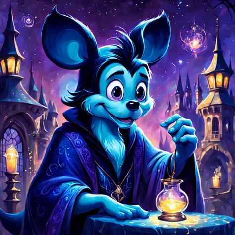 Zur Eternal Schemer in disney art style