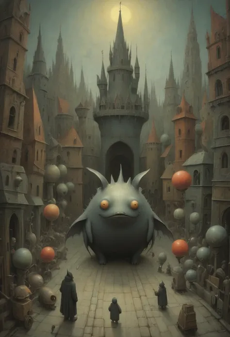 gothic aesthetic by Shaun Tan, best quality, masterpiece, Representative work, official art, Professional, Ultra intricate detailed, 8k