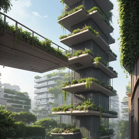 To be installed in hanging gardens and high-rise structures,