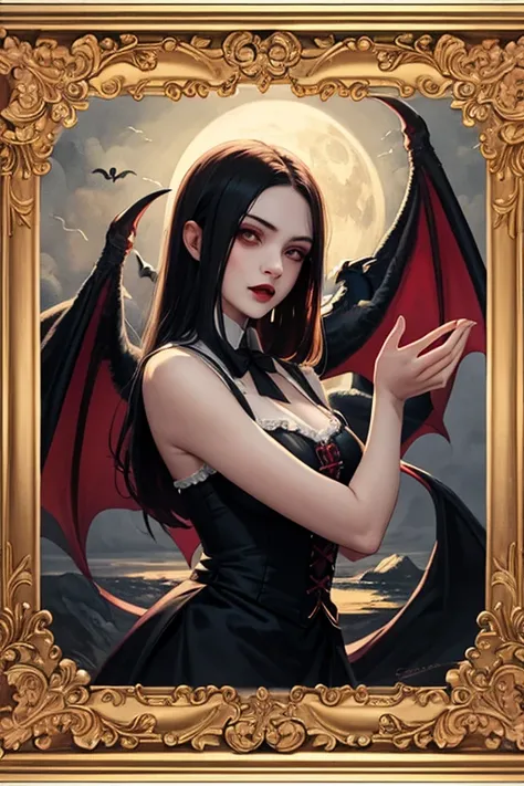 dracula effect on a girl with evil power