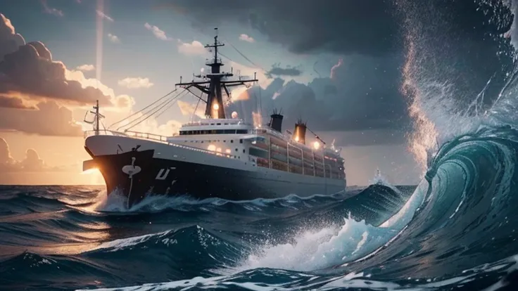 Dynamic Seascape: Aali Jah's Illusionary Voyage