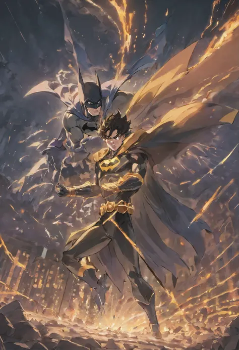 Batman vs Goku, tournament, high quality