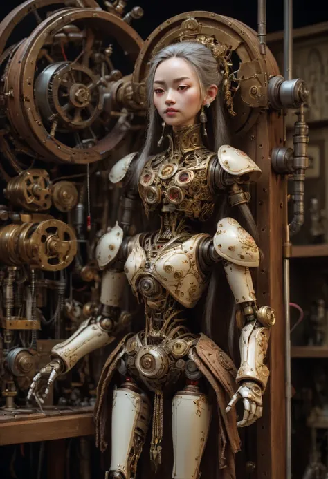 Mechanical Puppet by Doug Chiang, best quality, masterpiece, Representative work, official art, Professional, Ultra intricate detailed, 8k