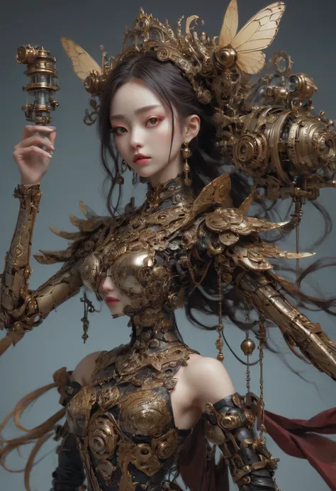 Mechanical Puppet by ruan_jia, best quality, masterpiece, Representative work, official art, Professional, Ultra intricate detailed, 8k