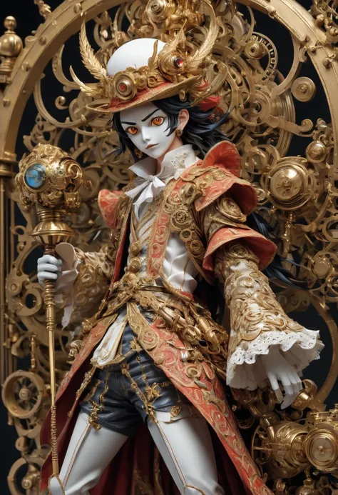 Mechanical Puppet by Eiichiro Oda, best quality, masterpiece, Representative work, official art, Professional, Ultra intricate detailed, 8k