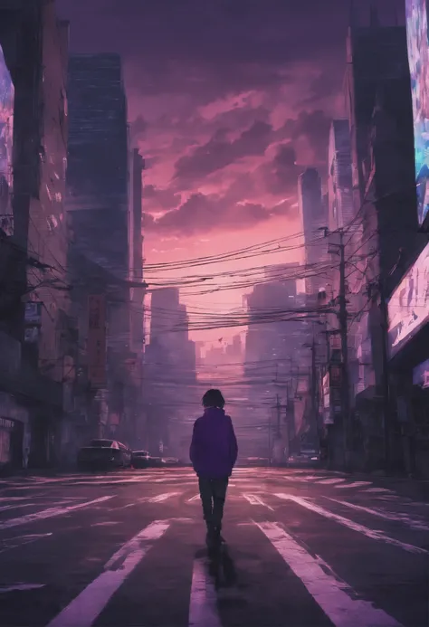 Close-up of the city with neon sunset in the background, Synthwave City, vaporwave city, Synthwave aesthetics, Neon City in the background, Background of Neo Tokyo, Neon metropolis in the background, Futuristic urban background, cyberpunk aesthetics, The c...