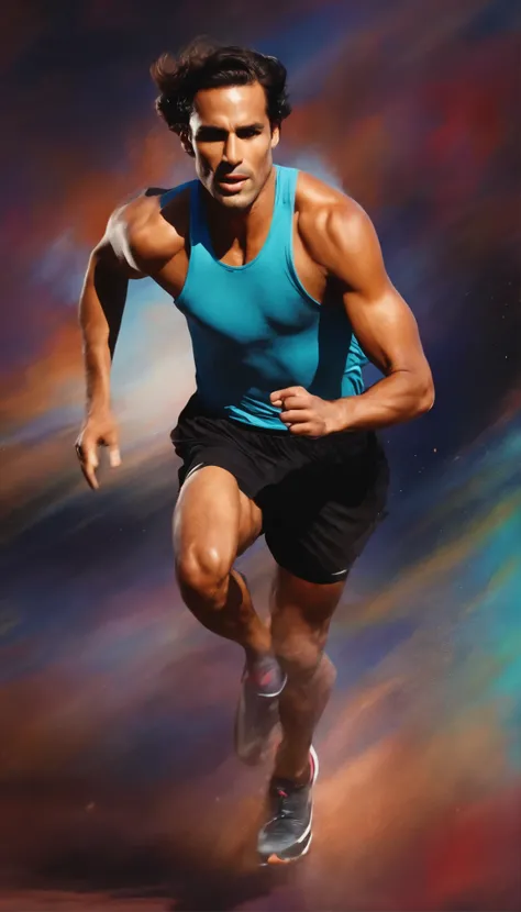 man running