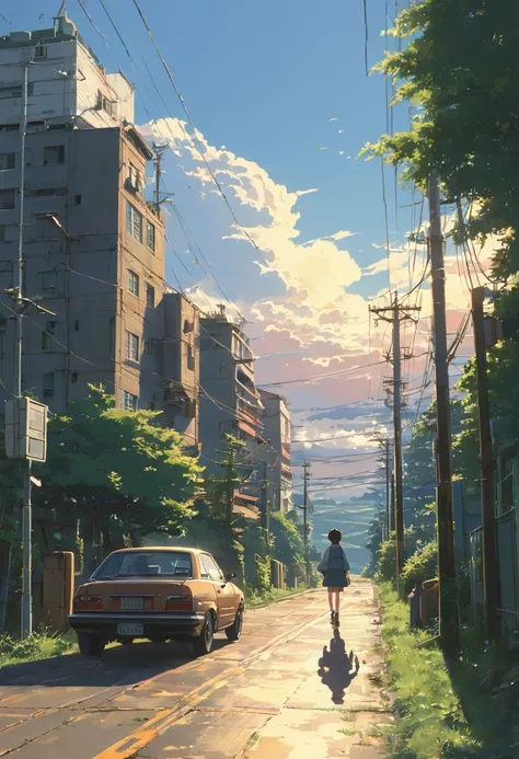 (Tyndall Effect:1.5), by Studio Ghibli Style and Makoto Shinkai, best quality, masterpiece, Representative work, official art, Professional, Ultra intricate detailed, 8k