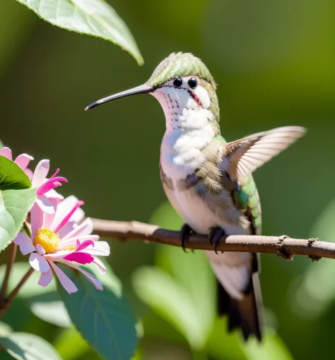 A hummingbird