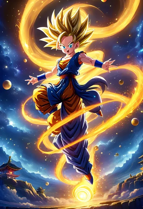 (6 Dragonball cards with all its most important characters doing dynamic poses:1.5), ((Imaginative scene)),((perfect, meticulously detailed.:1.3)), ((full shot: 1.4)), ((Best quality )), ((Masterpiece)), 3D, (hyper detailed: 1.3), ((Epic Scenery: 1.3)), ((...