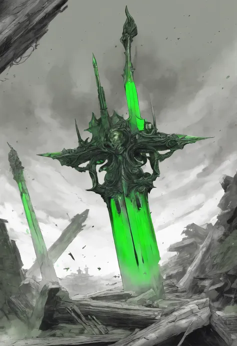 radiant green sword.