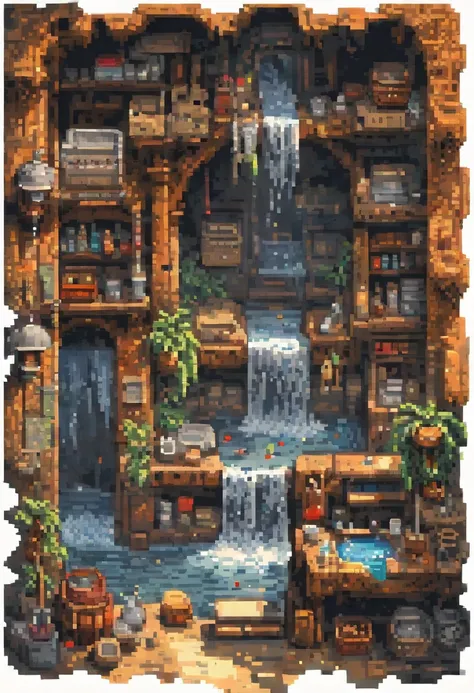 pixel art painting by JB, best quality, masterpiece, high details, Ultra intricate detailed