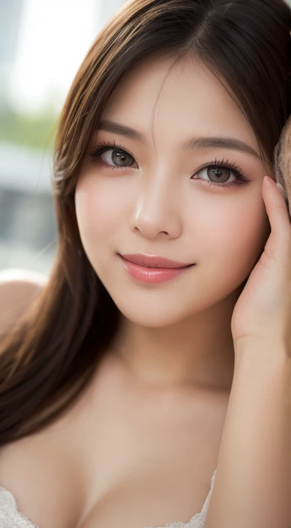 bed, highest quality, shape, Super detailed, finely, High resolution, 8k wallpaper, 完璧なダイナミックな構shape, beautiful and detailed eyes, tokyo trend冬ファッション,tokyo trend＆Introducing cute hairstyles at random, small breasts, natural color lip, random sexy pose,かわいい...