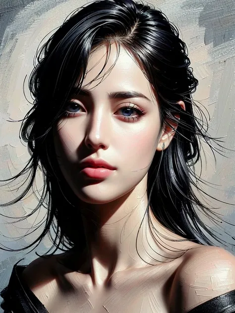 (best quality,4k,8k,highres,masterpiece:1.2),ultra-detailed,(realistic,photorealistic,photo-realistic:1.37),beautiful detailed eyes,beautiful detailed lips,extremely detailed eyes and face,longeyelashes,1girl,portrait,oil painting,bright color palette,natu...