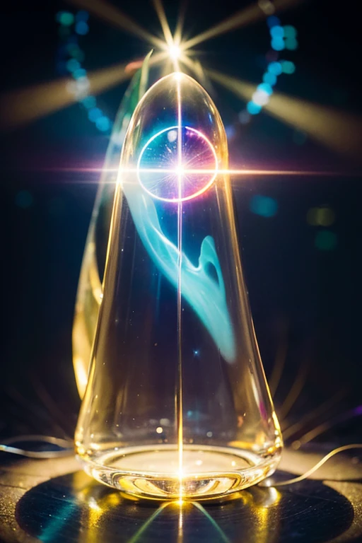 luminous object,detailed portrayal of light,glowing source of brightness and radiance,iridescent colors,ethereal illumination,shimmering reflections,translucent glow,soft and diffused light,prismatic effects,vibrant luminosity,lens flare,glowing celestial ...