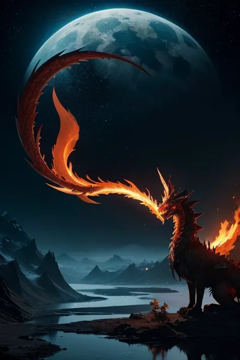 In ancient times，The world is shrouded in chaos and darkness，It is difficult for all things to survive。In that unpredictable northwest land，There lived a mythical beast named Candle Dragon。It is thousands of miles long，Red all over，Eyes as bright as the su...