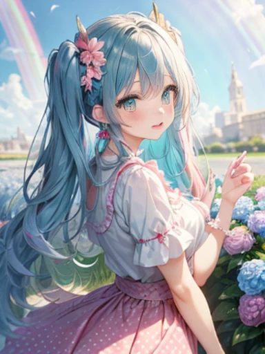 the arrival of spring、big butt、 (alone:1.5,)super detailed,bright colors, very beautiful detailed anime face and eyes, look stra...