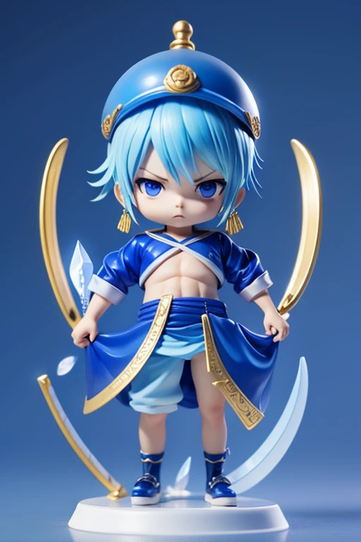 Roronoa Zoro, chibi one piece,Blue Costume、lapis lazuli blue awakening Unleash your true potential,lapis lazuli blue aura,lapis lazuli blue swordRoronoa Zoro, chibi one piece,Blue Costume、lapis lazuli blue awakening Unleash your true potential,lapis lazuli...