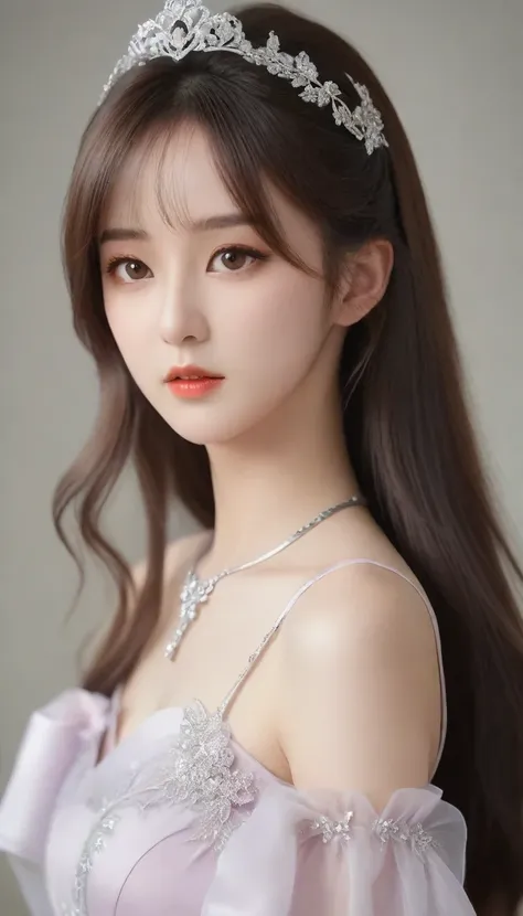 a close up of a woman with long hair wearing a dress, gorgeous young korean woman, beautiful young korean woman, cai xukun, beautiful south korean woman, dilraba dilmurat, yanjun chengt, gorgeous chinese model, ruan jia beautiful!, xision wu, sha xi, wenfe...