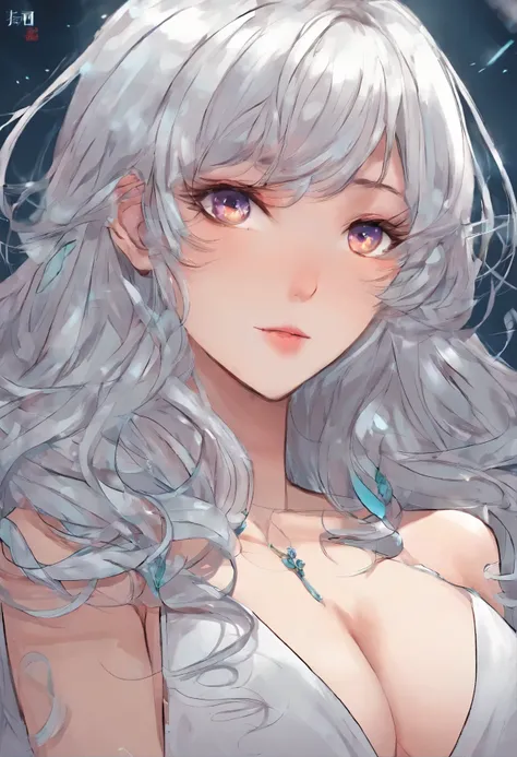 perfect anime illustration、big breasts、enlarged nipples、low length、silver hair、big ass、Completely naked、Ahegao、long hair、orgasm、masochist、lewd、young face、