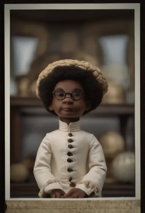 gender neutral spineless plush, stuffed with foam rubber, turtle, in the body of a  Afro-Frenchman with an underdeveloped Napoleon complex 