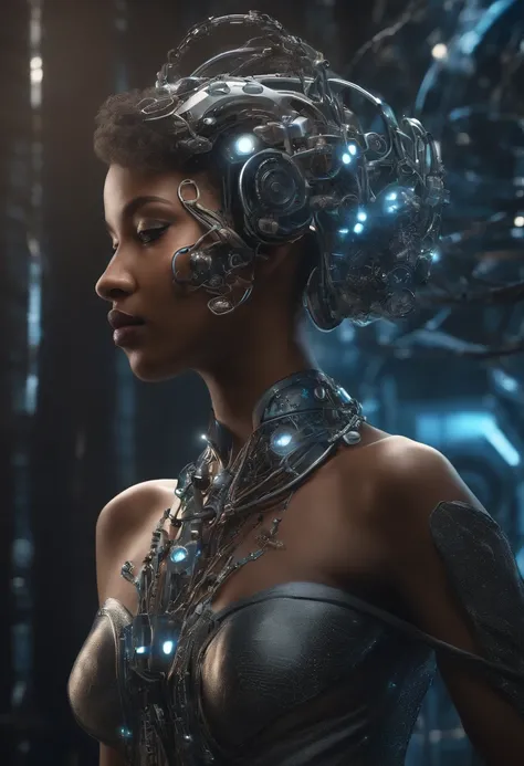 Enter a realm where artistry and innovation dance in perfect harmony, epitomized by this meticulously crafted CG illustration. Bathed in cinematic lighting, it unveils a tableau of delicate beauty intertwined with the marvels of technology.

Set against a ...