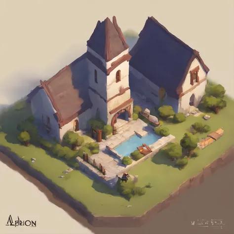 Crea una imagen que represente el juego de albion online