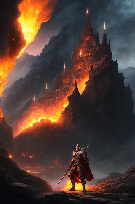 (create an epic image of the popular game Dungeons and Dragons: 1.5), dragons, battle, cliffs, fire, masterpiece, hyper detailed, mystical, magical, at night, long shot, cinematic lighting, ultra image quality, HD, 32k