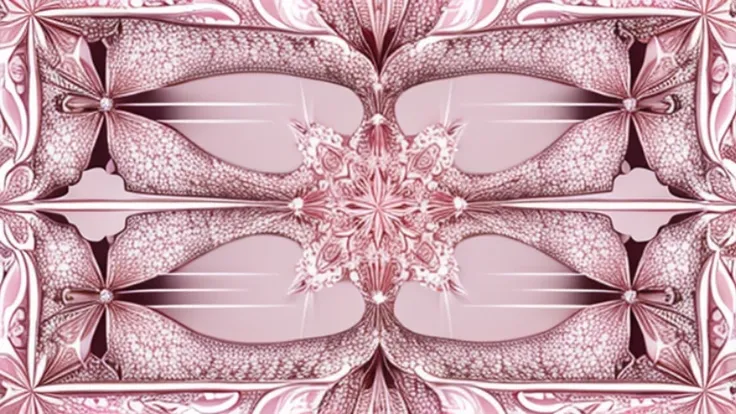 "Pink and White Abstract Art"