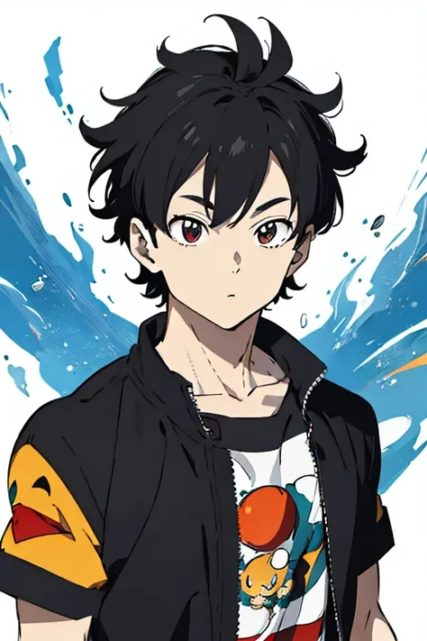 ((best quality)), ((masterpiece)), (detailed), perfect face,anime boy,son gogo,gogo,dragon ball,