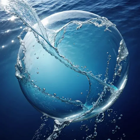 "The Heart of the Ocean: A Surreal Underwater Sculpture"