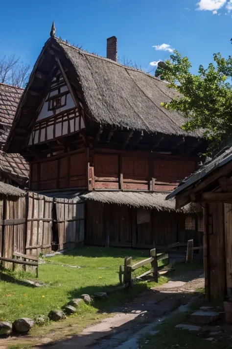 big 10th century slavic village