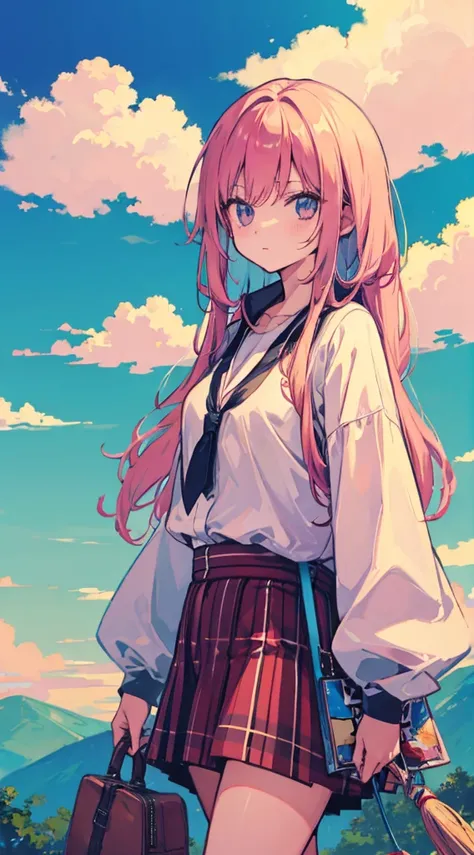 anime,nostalgic,High resolution,countryside,clear sky