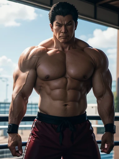 Kaoru Hanayama is a fictional character in the anime series Baki, o Grappler. He is the fifth student to be introduced into the series and is known for his incredible strength., durabilidade e habilidades impressionantes de luta. Yakusa violento. 