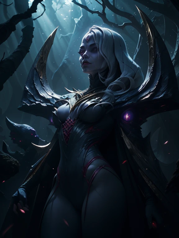 in the dark, mystical forest, a powerful angry womanейка emerges from the depths of her own Creation. Her presence is accompanied by an intimidating aura...., emits ominous energy, striking fear into the hearts of all, who will meet her.. With her mesmeriz...