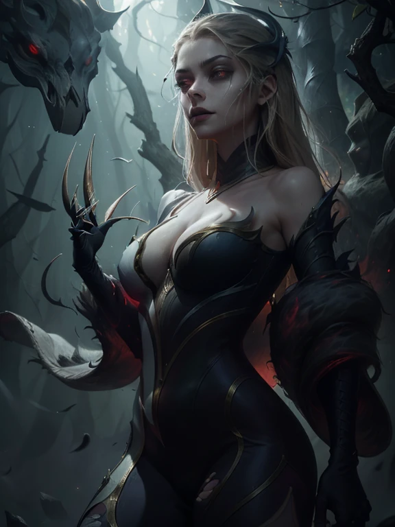 in the dark, mystical forest, a powerful angry womanейка emerges from the depths of her own Creation. Her presence is accompanied by an intimidating aura...., emits ominous energy, striking fear into the hearts of all, who will meet her.. With her mesmeriz...