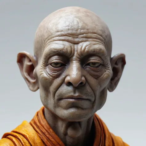 "Witness the wisdom and serenity of an ultra-realistic monk in ultra-definition! In this amazing miniature de resina, Immerse yourself in the world of an old, illuminated alien on a white background, Wrapped in powerful and strong colors that bring every d...