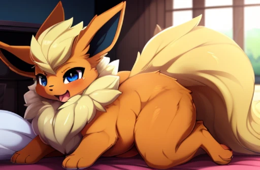 flareon, (feral), \(pokemon\), (by dagasi), (by inno-sjoa), (by shikaro), (by asaneman), female, ((extremely_wide_excessively_ma...