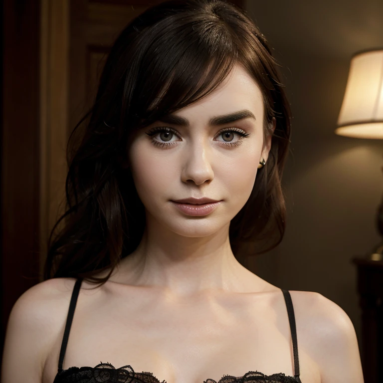 Lilly Collins digital art 