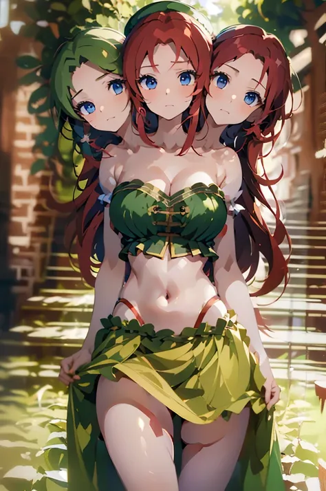 (masterpiece, best quality),best quality, (ultra-detailed), (3heads:1.5), 1girl, (ultra-detailed), (3heads:1.5), 1girl, (hong meiling:1.3), masterpiece, (best quality:1.5, highres, UHD), highres, absurdo, ultra detail, ultra quality, Ultra resolution, gree...