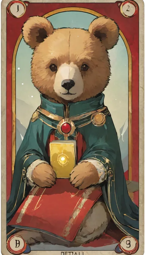 Futuristic Teddy Bear Tarot Cards