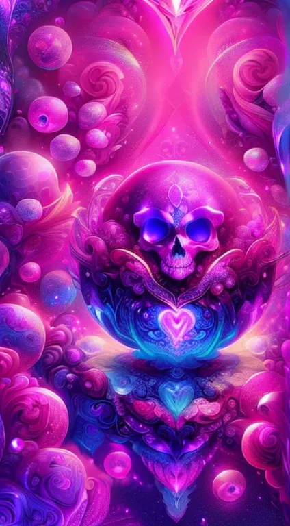 extra  detail arts 8k ,standing,beautiful skull goddess,softly illuminated skull,beautiful skull,flowing feathers,pulsating waves of energy,perfect features,perfect skeleton features,fluorescent semi-transparent clothes,sitting in space between celestial b...