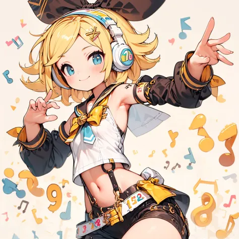 #quality(8k,best quality, masterpiece,super detailed),solo,kagamine rin\(vocaloid\),#1 girl(cute,cute,small ,kagamine rin,blond ...