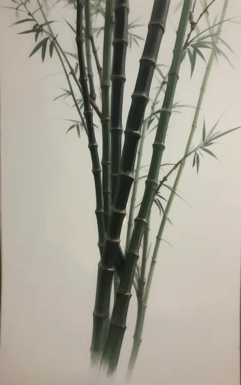 shukezouma, shuimobysim, ((starling)), willow branches, (masterpiece, best quality: 1.2), ((Traditional Chinese ink painting)), model style, bamboo branches, bamboo, wuchangshuo, red, orange, black, fire, starling, bird
