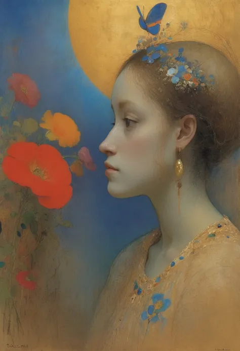 by Odilon Redon, best quality, masterpiece, ultra-detailed