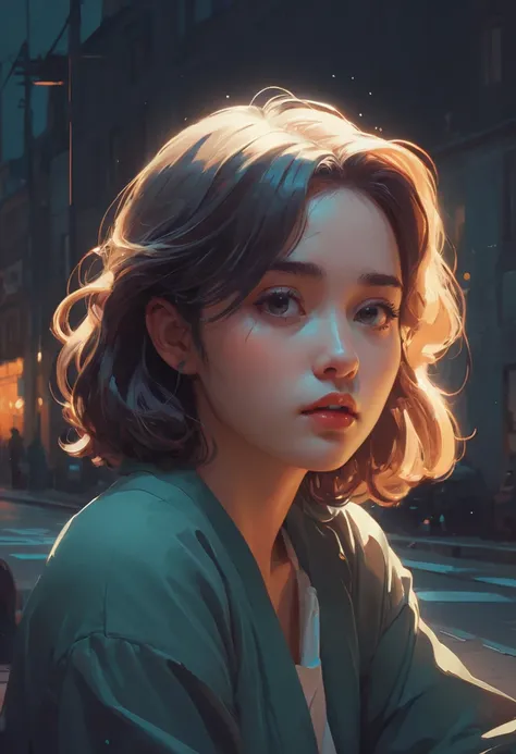 by Atey Ghailan, best quality, masterpiece, ultra-detailed