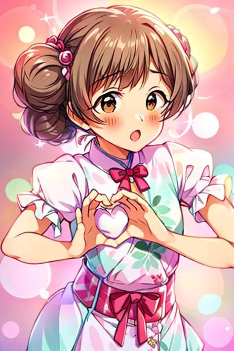 cute、shiny、beautiful girl、blush、embarrassing、neat、small breasts、perfect hands、heart shaped