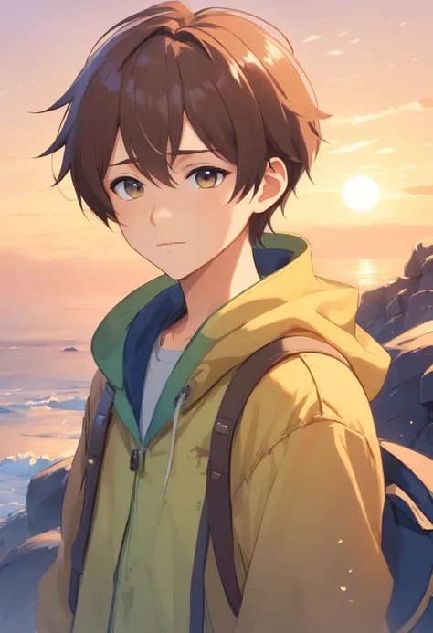 Aelfric is an 11-year-old，His appearance reflects his outdoorsy and Northumbrian lifestyle. This is his physical description:

hair: 艾尔弗里克有深棕色的hair, Outdoor activities tend to get messy. For practicality，她把hair剪短了.

Eye: 他的Eye是深棕色的, 在他晒黑的skin的衬托下显得格外显眼.

s...