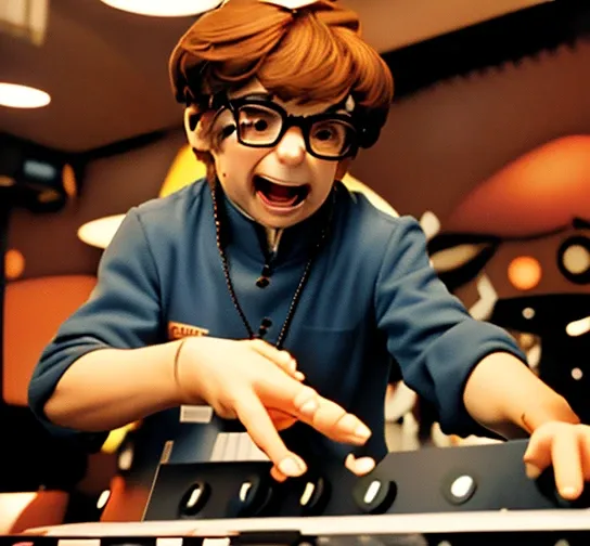 austin powers playing dj electronic and synthesizers on bowling in jacksonville florida